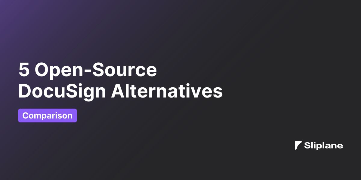 5 Open-Source DocuSign Alternatives
